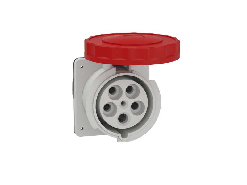 Schneider Electric PratiKa industrijska utičnica - 125 A - 3P + N + E - 380...415 V AC - IP67; 81695