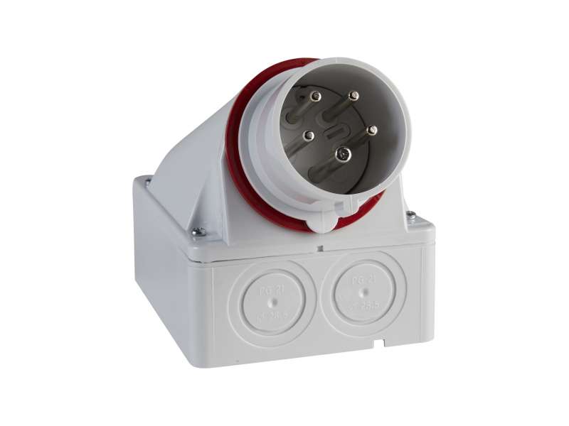 Schneider Electric PratiKa industrijski utikač sa faznim inverterom - 16 A - 3P + N + E - 380...415 V AC - IP44 ; 83531