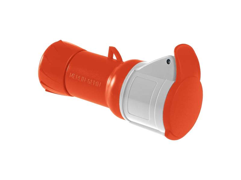 Schneider Electric PratiKa Wander utičnica - ravna - 32 A - 2P + E - 380...415 V AC - IP44 ;PKF32M433
