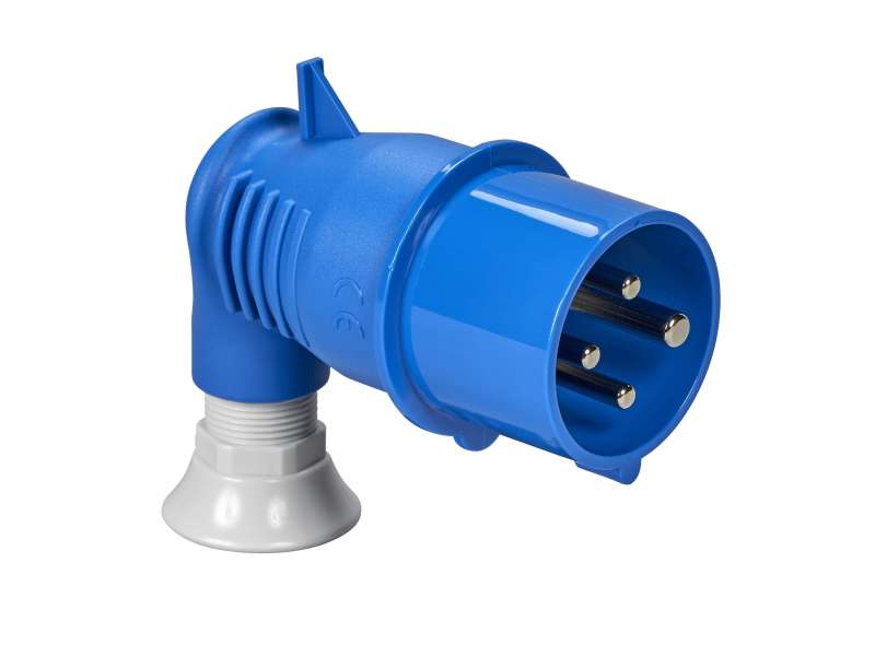 Schneider Electric PratiKa Wander utikač - pod uglom - 16 A - 3P + E - 200...250 V AC - IP44; 81728