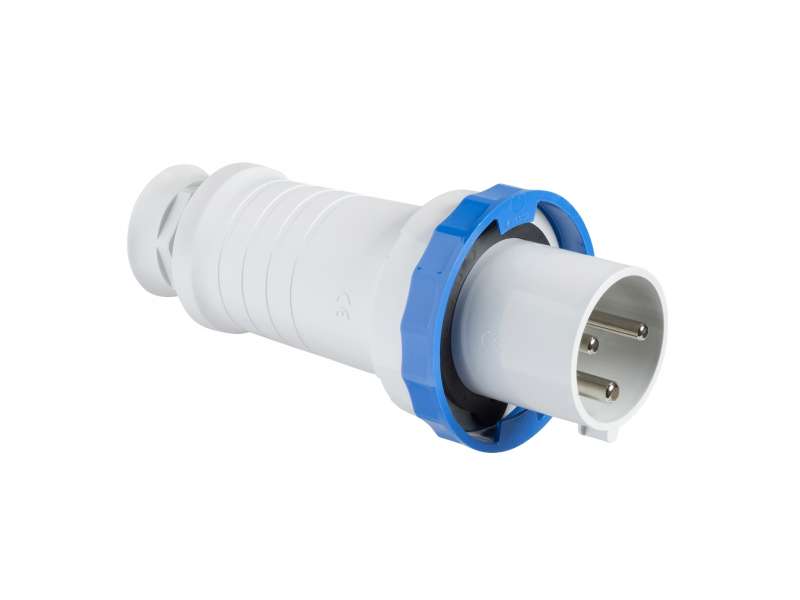 Schneider Electric PratiKa Wander utikač - ravni - 125 A - 2P + E - 200...250 V AC - IP67 ; 81390