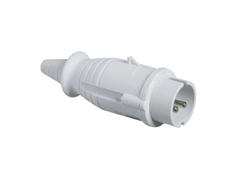 Schneider Electric PratiKa Wander utikač - ravni - 16 A - 2P - 40...50 V AC - IP44 ; 82303