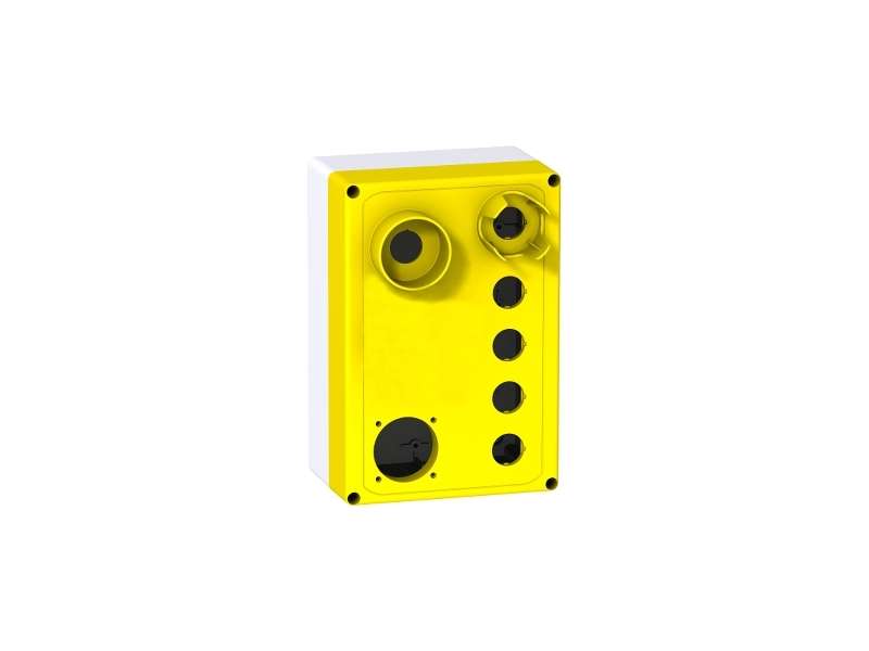 Schneider Electric Prazna kutija XALF - 6 otvora Ø 22 mm - 1 otvor - Ø 45 mm;XALFP0612