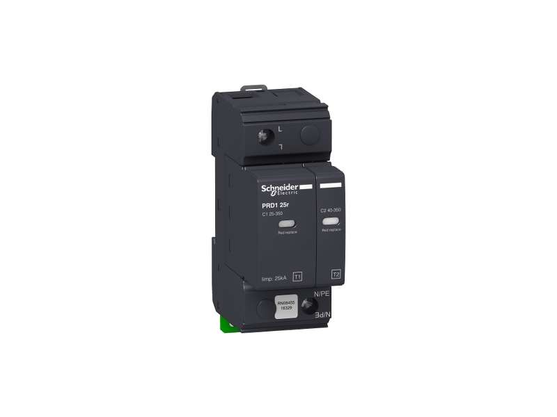 Schneider Electric PRD1 25r modularni odvodnik prenapona - 1P - 350V - sa daljinskom signalizacijom;16329
