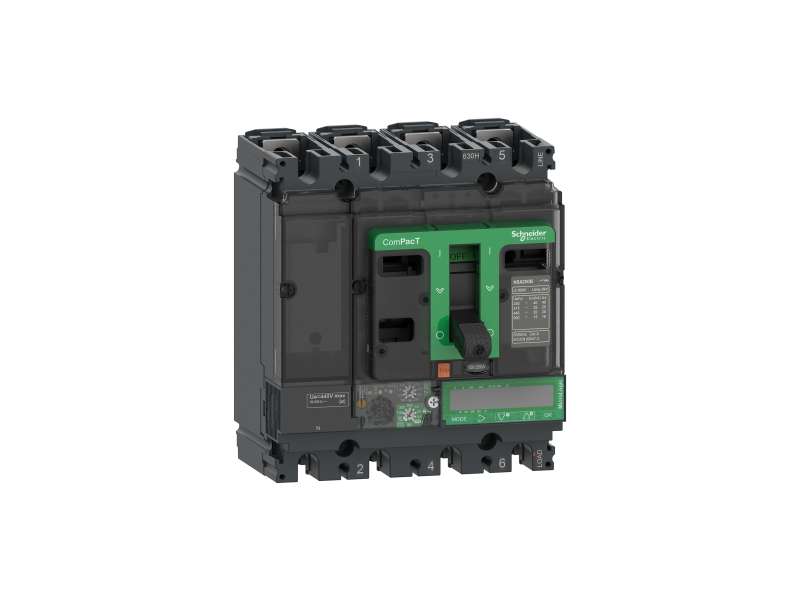 Schneider Electric Prekidač ComPacT NSX100B, 25 kA na 415 VAC, MicroLogic 7.2 E Vigi zaštitna jedinica 40 A, 4P 4d;C10B47E040