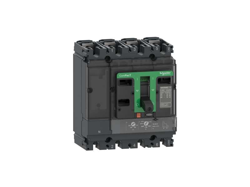 Schneider Electric Prekidač ComPacT NSX100B, 25 kA na 415 VAC, TMD zaštitna jedinica 40 A, 4P 4d;C10B4TM040