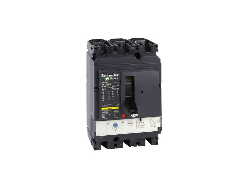 Schneider Electric Prekidač Compact NSX100B - TMD - 16 A - 3P 2d; LV429547