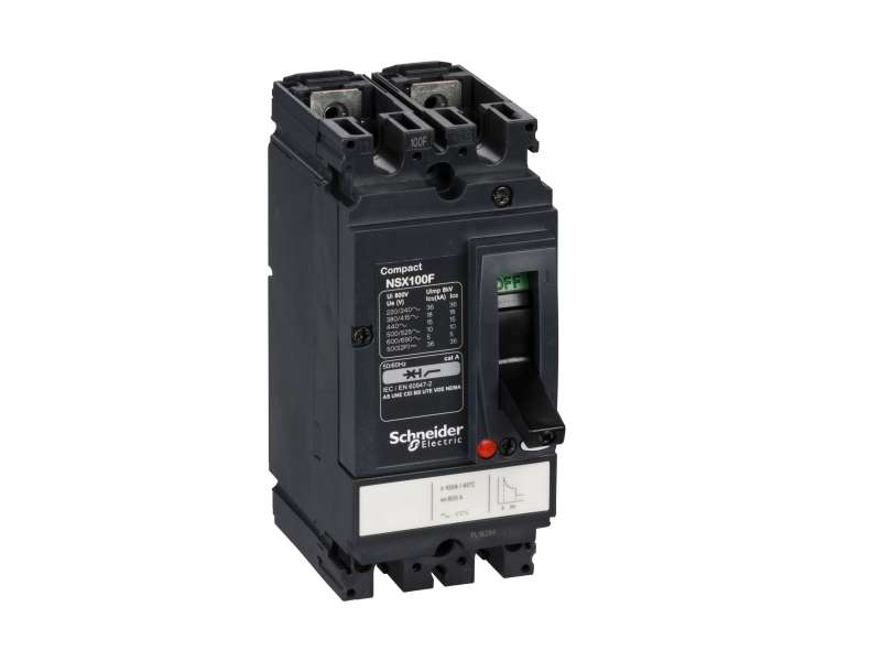 Schneider Electric Prekidač Compact NSX100F - TMD - 100 A - 2P 2d;LV438600
