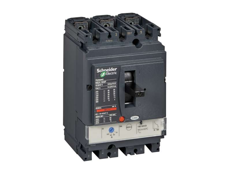 Schneider Electric Prekidač Compact NSX100F - TMD - 100 A - 3P 2d; LV429620