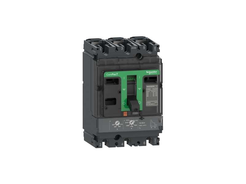 Schneider Electric Prekidač ComPacT NSX160F, 36 KA na 415 VAC, TMD zaštitna jedinica 80 A, 3P 3d;C16F3TM125