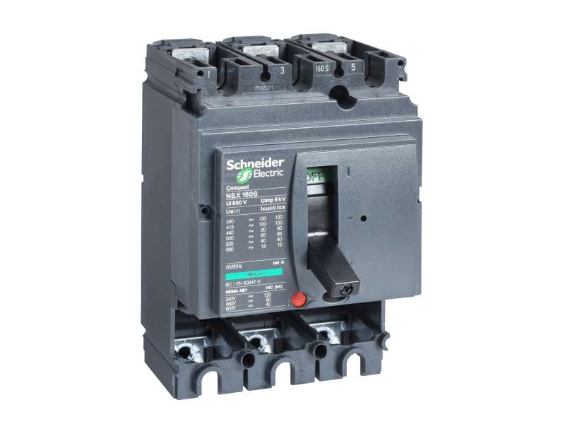 Schneider Electric Prekidač Compact NSX160N - 160 A - 3P - bez zaštitne jedinice