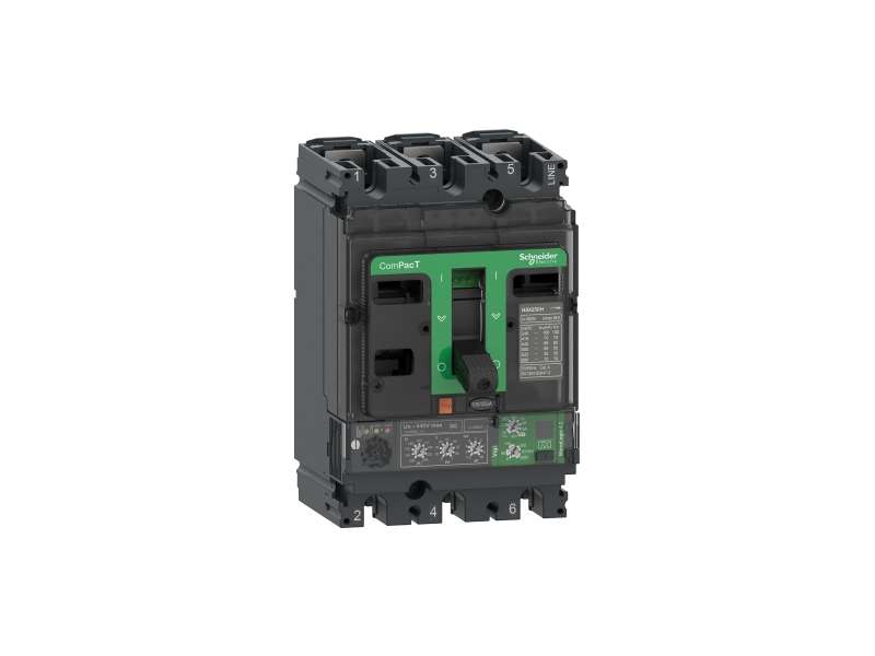 Schneider Electric Prekidač ComPacT NSX250B, 25 kA na 415 VAC, MicroLogic 4.2 Vigi zaštitna jedinica 100 A, 3P 3d;C25B34V100