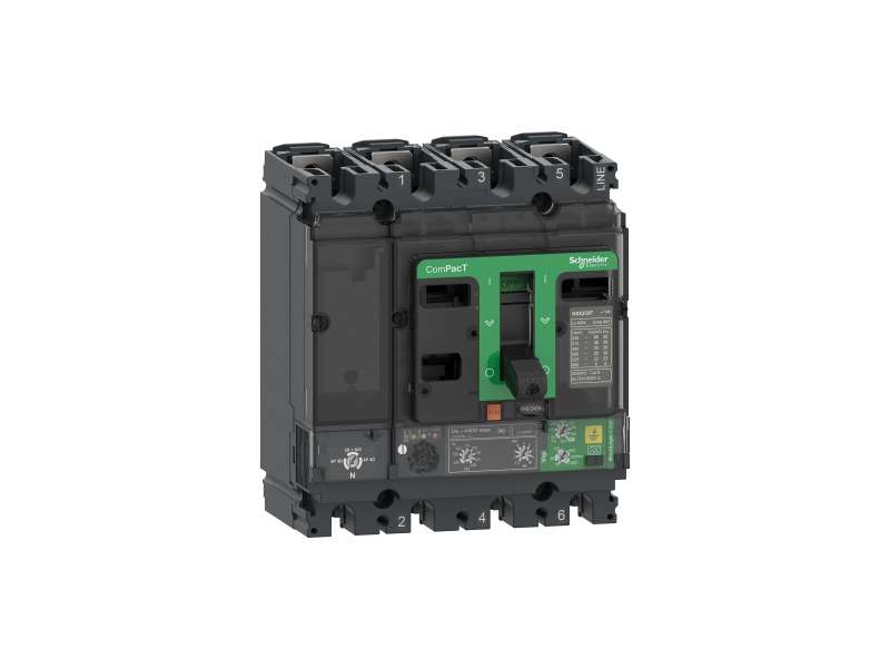 Schneider Electric Prekidač ComPacT NSX250F, 36kA na 415 VAC, MicroLogic 4.2-AB Vigi zaštitna jedinica, 240A, 4P 4d;C25F44B240