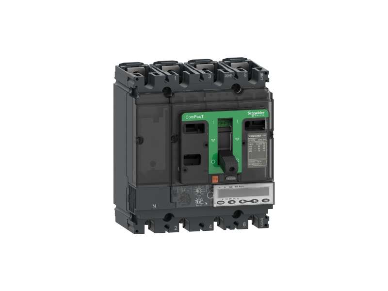 Schneider Electric Prekidač ComPacT NSX250HB2, 100 kA na 690 VAC, MicroLogic 5.2 E zaštitna jedinica 100 A, 4P 4d;C25W45E100