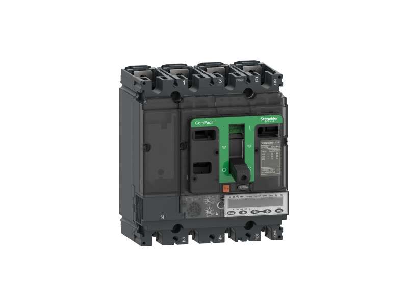 Schneider Electric Prekidač ComPacT NSX250HB2, 100 kA na 690 VAC, MicroLogic 6.2 E-M zaštitna jedinica 220 A, 3P 3d;C25W36M220