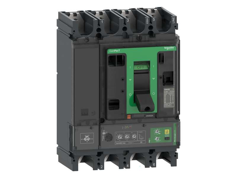 Schneider Electric Prekidač ComPacT NSX400H, 70 kA na 415 VAC, MicroLogic 4.3 Vigi zaštitna jedinica 400 A, 4P 4d;C40H44V400