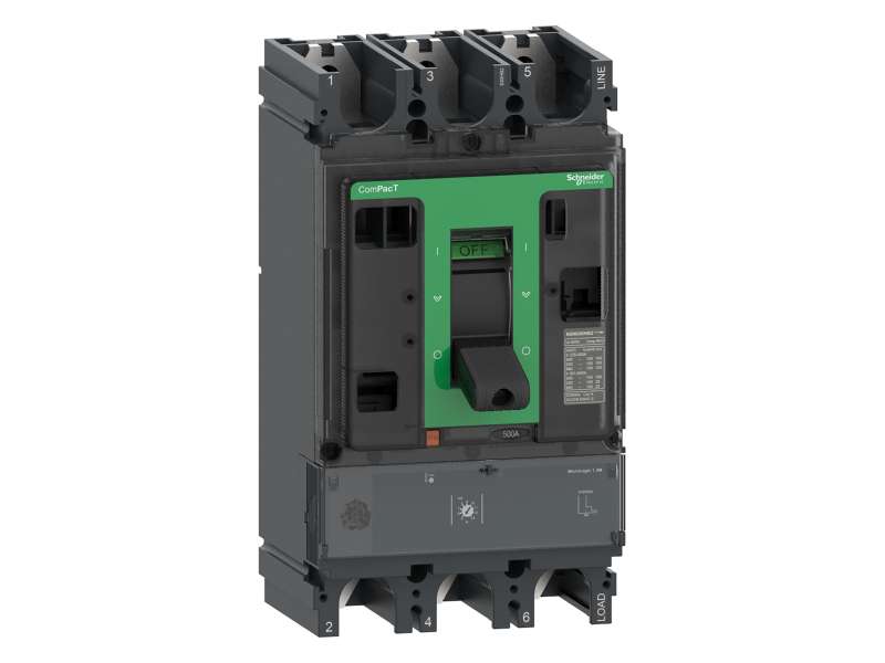 Schneider Electric Prekidač ComPacT NSX400HB2, 100 kA na 690 VAC, MicroLogic 1.3 M zaštitna jedinica 320 A, 3P 3d;C40W31M320