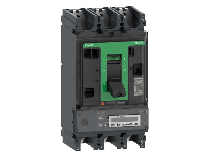 Schneider Electric Prekidač ComPacT NSX630HB2, 100 kA na 690 VAC, MicroLogic 6.3 E zaštitna jedinica 630 A, 3P 3d;C63W36E630