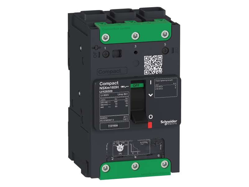 Schneider Electric Prekidač Compact NSXm 16A 3P 70kA na 380/415V(IEC), EverLink stopica