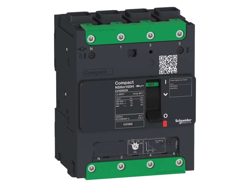 Schneider Electric Prekidač Compact NSXm 16A 4P 16kA na 380/415V(IEC), EverLink stopica
