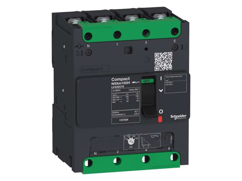Schneider Electric Prekidač Compact NSXm 40A 4P 16kA na 380/415V(IEC), kablovska stopica