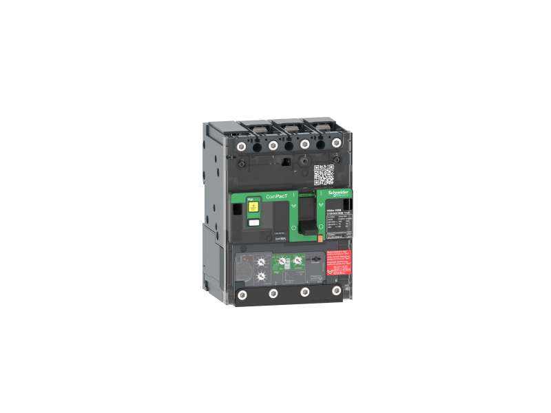 Schneider Electric Prekidač ComPacT NSXm B (25 kA na 415 VAC), 3P 3d, 100 A struja Micrologic 4.1 zaštitna jedinica, stopice i sabirnice;C11B34V100