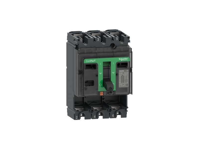 Schneider Electric Prekidač osnovni model, ComPacT NSX100F, 36 kA na 415 VAC 50/60 Hz, 100 A, bez zaštitne jedinice, 3P;C10F3