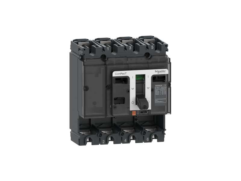 Schneider Electric Prekidač osnovni model, ComPacT NSX250F DC, 36 kA na 750 VDC, 250 A, bez zaštitne jedinice, 4P;C25F4D