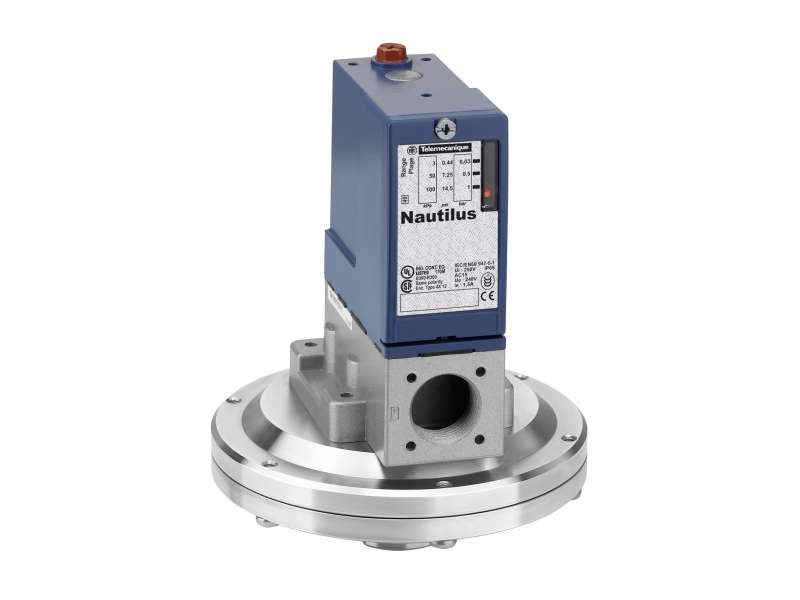 Schneider Electric Presostat XMLA 1 bar - detekcija jedne granične vrednosti - 1 C/O;XMLA001R2S12