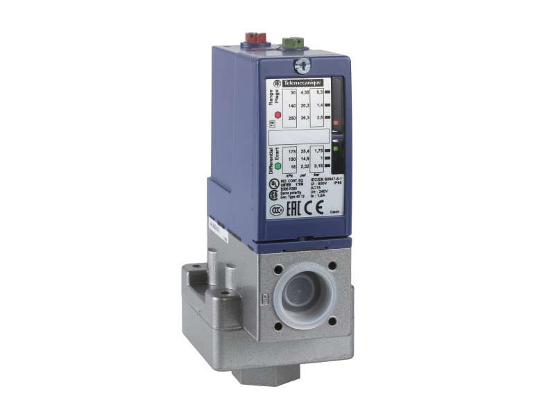Schneider Electric Presostat XMLB 4 bar - regulacija između 2 granične vrednosti - 1 C/O;XMLB004A2S11