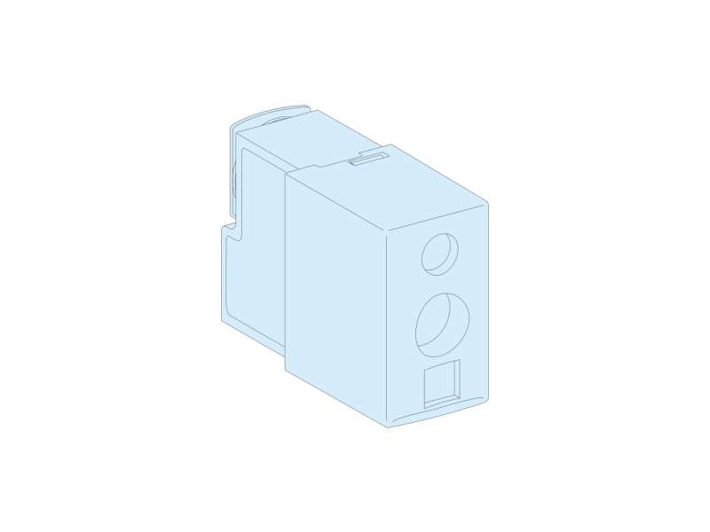 Schneider Electric Priključni blok, Linergy BW, opružni priključci 1 x 16mm², IPXXB, set od 12; LVS04152