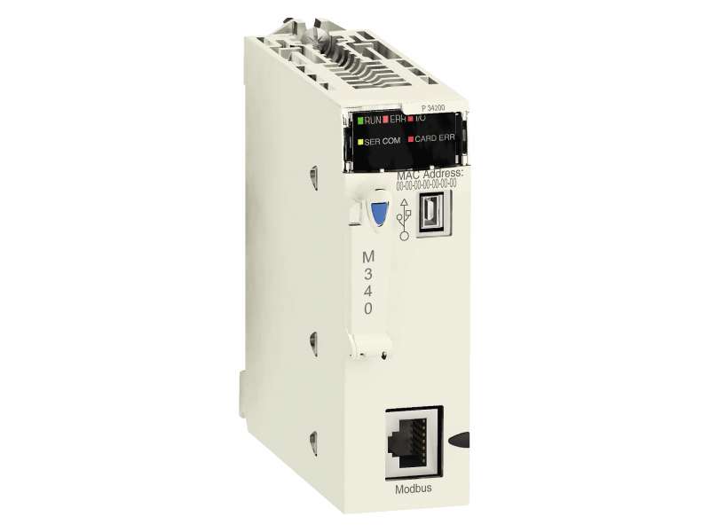 Schneider Electric Procesor M340 - maksimalno 1024 digitalnih + 256 analogni I/O - Modbus ; BMXP342000