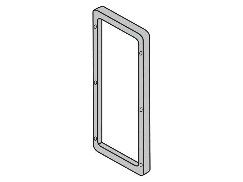 Schneider Electric Ram : 635x185mm za bočno spajanje WM ormana od V600 i D300mm IP 66