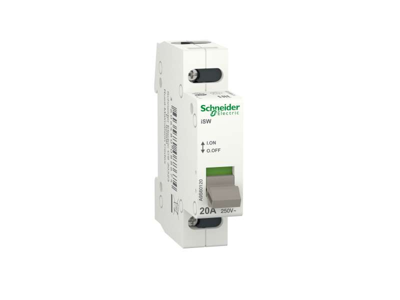 Schneider Electric Rastavljač Acti9 iSW - 1P - 20 A - 250V; A9S60120