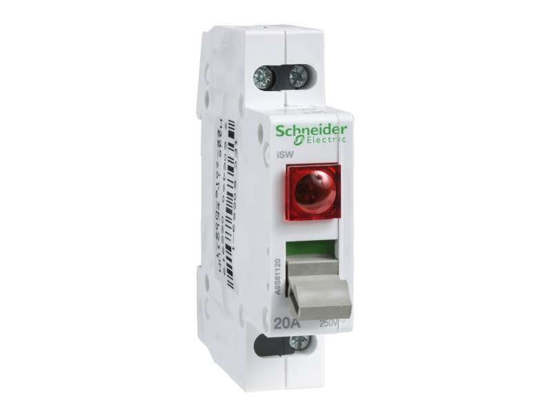 Schneider Electric Rastavljač Acti9 iSW sa indikatorom - 2P - 20 A - 250V ; A9S61220
