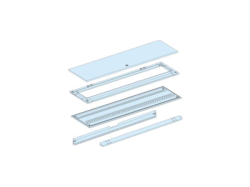 Schneider Electric Rear panel & door, PrismaSeT G, for extension duct, 15M, W300mm, H850mm, IP55; LVS08344