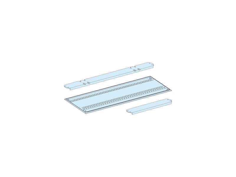 Schneider Electric Rear panel, PrismaSeT G, for extension enclosure, 27M, W600mm, H1450mm, IP55; LVS08317