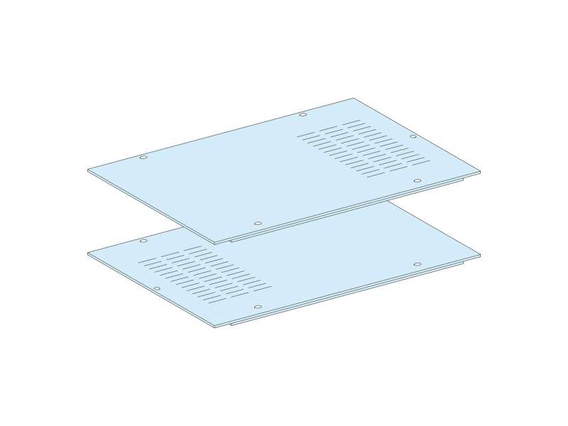 Schneider Electric Rear panel, PrismaSeT P, for enclosure W 800mm, IP31; LVS08738