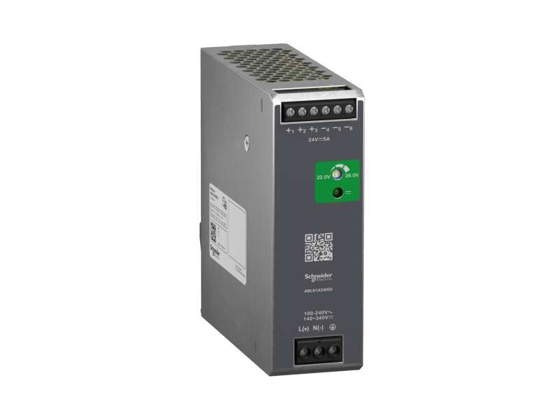 Schneider Electric Regularno napajanje, 100-240V AC, 24V 5 A, monofazno, optimizovano; ABLS1A24050