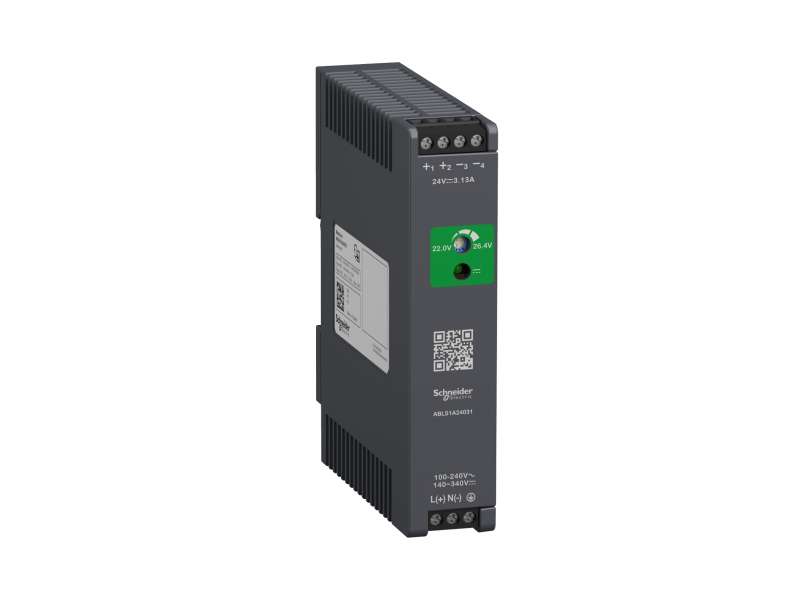 Schneider Electric Regulisano napajanje, 100-240V AC, 24V 3.1 A, monofazno, optimizovano;ABLS1A24031