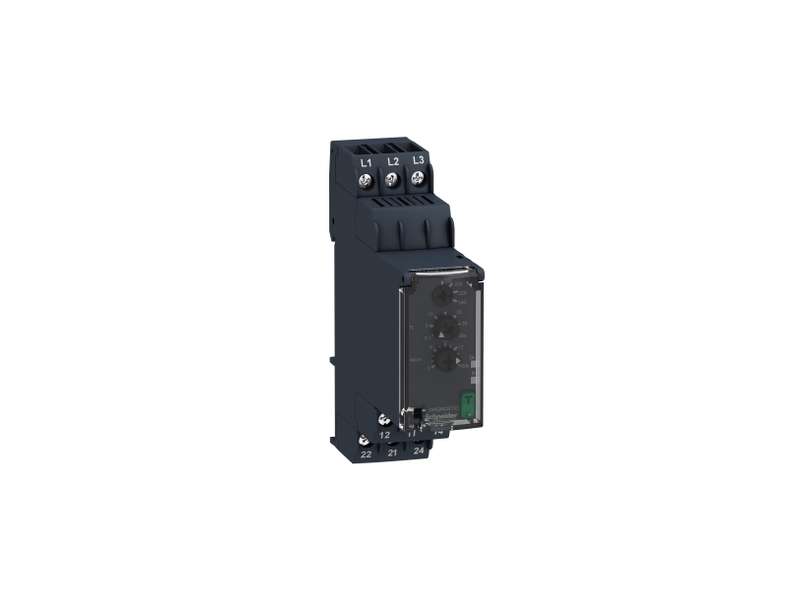 Schneider Electric Relej kontrole asimetrije faza - trofazni - 200…240 VAC, 2 C/O;RM22TA31