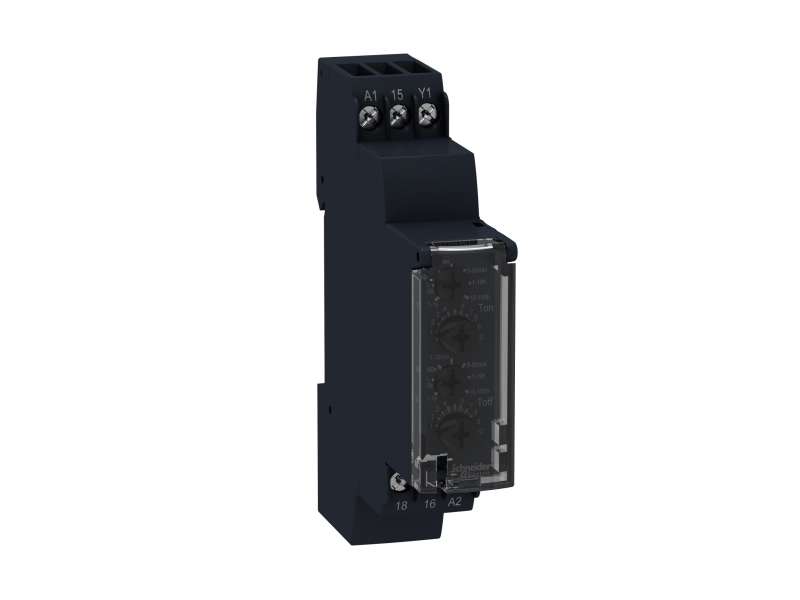 Schneider Electric Relej za asimetričnu povorku impulsa - 1 s..100 h - 12 V AC/DC - 1 OC;RE17RLJU
