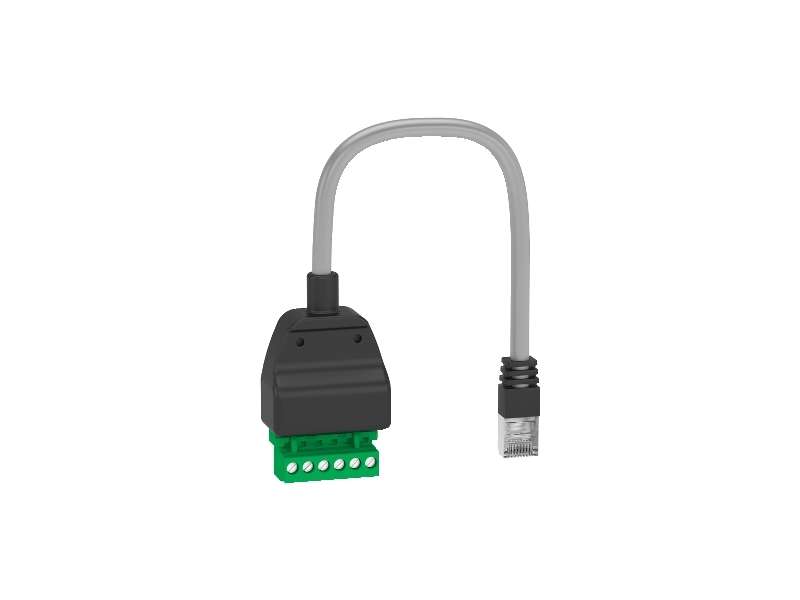 Schneider Electric RJ45 to open connector modbus adaptor;LV434211