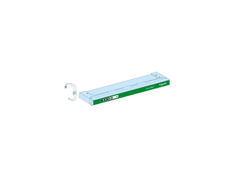 Schneider Electric Roof plate, PrismaSeT G Active, for enclosure, W600mm, IP30, with wireless Panel Server, white, RAL 9003; LVS08880D