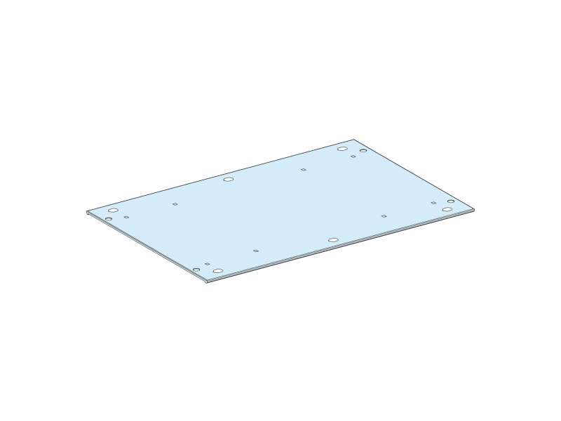 Schneider Electric Roof plate, PrismaSeT P, for enclosure W 800mm D 600mm, IP30; LVS08638