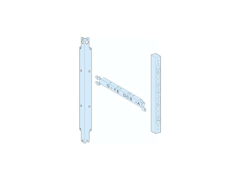 Schneider Electric Sabirnica montažna ploča za ISFL630, 185 mm između centara; LVS03546
