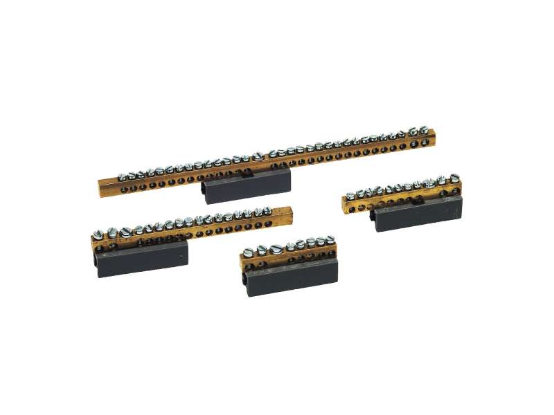 Schneider Electric Sabirnica uzemljenja 2x16 + 8x6mm² + izolovani nosač. 10 kom. ; NSYRBLZ21686