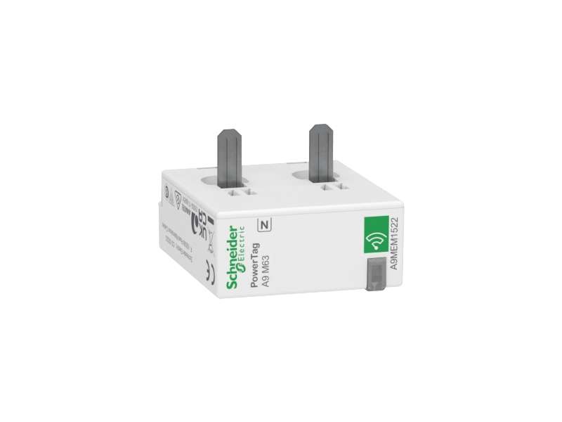 Schneider Electric Senzor energije, PowerTag Monoconnect 63A 1P+N donja pozicija;A9MEM1522