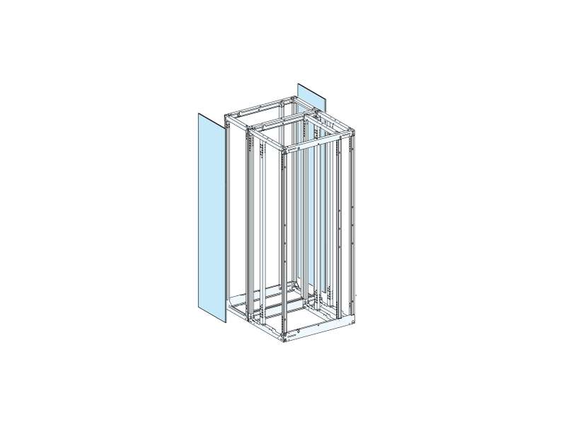 Schneider Electric Side panel, PrismaSeT P, D 400mm, IP31, set of 2 (left/right), for rear side in backside combination; LVS08753