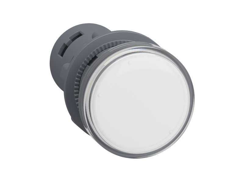 Schneider Electric Signalna lampica, plastic, white, Ø 22 mm, with integral LED, 220...230V AC, Anti-interference;XA2EVM1LC